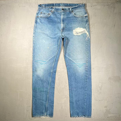 Y2K Levis Blue Denim Jeans Size 34 USED v20452