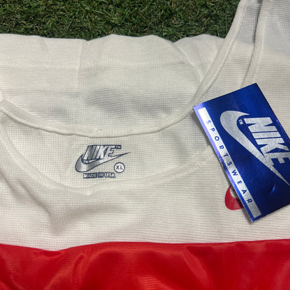 1990s Nike Womens White Tank Top Size XL NEW v15304