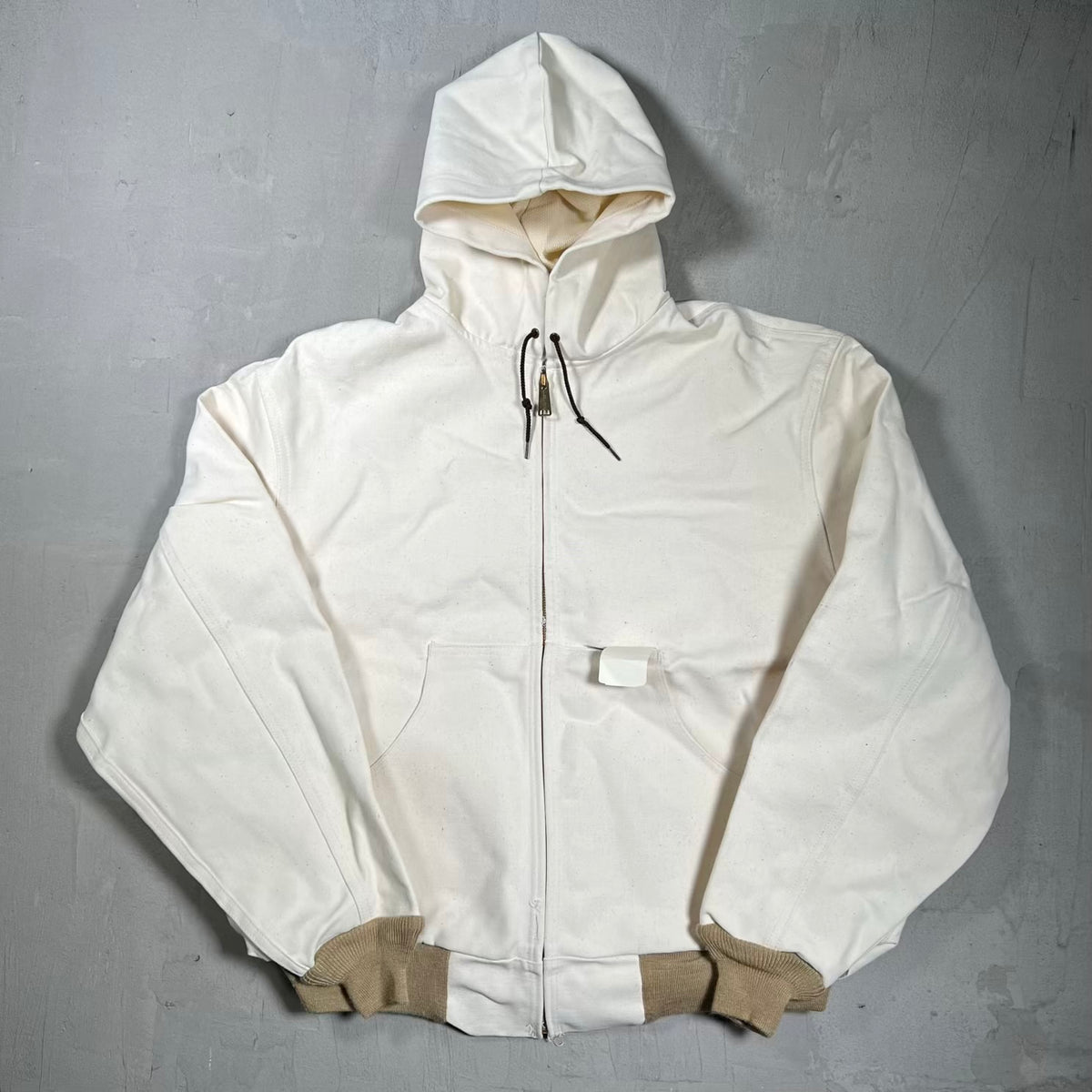 1990s Carhartt JR107 Active Cream Jacket Size XXL NEW v20456