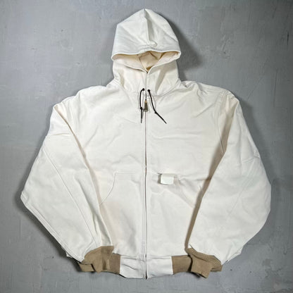 1990s Carhartt JR107 Active Cream Jacket Size XXL NEW v20456