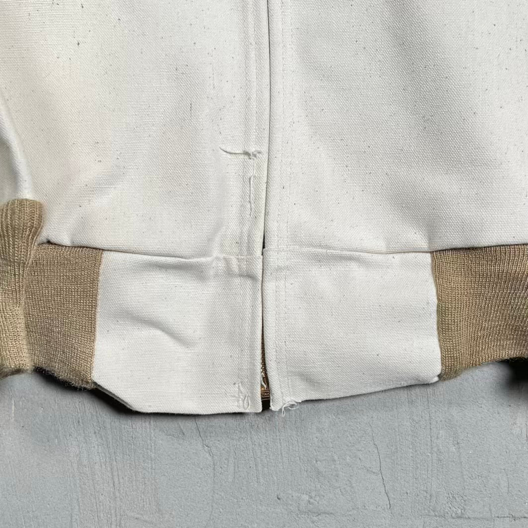 1990s Carhartt JR107 Active Cream Jacket Size XXL NEW v20456
