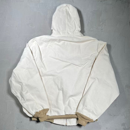 1990s Carhartt JR107 Active Cream Jacket Size XXL NEW v20456