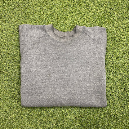 1990s Fruit of the Loom Sweatshirt Tee Grey Size XL USED v14855