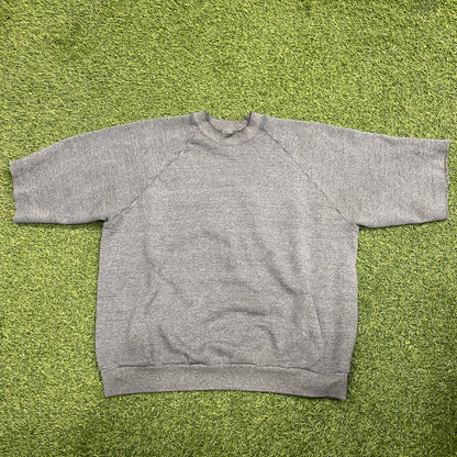 1990s Fruit of the Loom Sweatshirt Tee Grey Size XL USED v14855