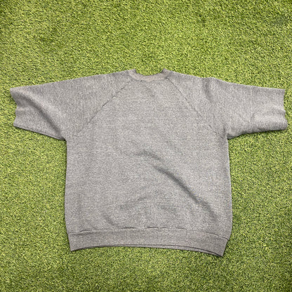1990s Fruit of the Loom Sweatshirt Tee Grey Size XL USED v14855