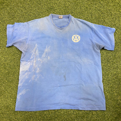 1990 Volkswagen Tee Blue Size XL USED v14854