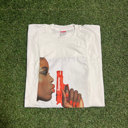 Supreme Water Gun White Tee Size Large NEW x11776