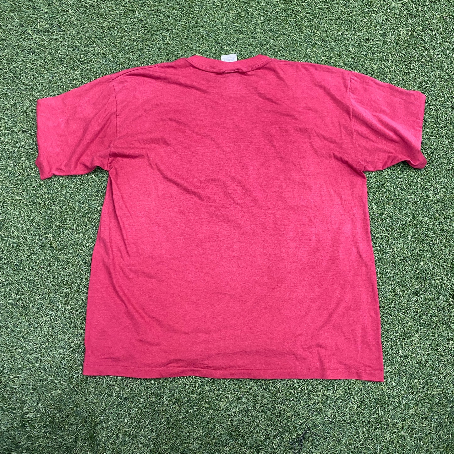 1991 Philadelphia Philles Red Tee Size Large USED v14863