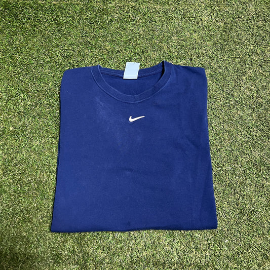 Nike x Nocta Blue Center Swoosh Tee Size XXL USED x12817