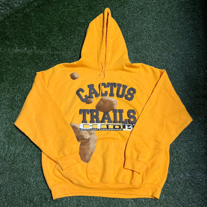 Travis Scott Boulder Varsity Hoodie yellow Size Large NEW x11841