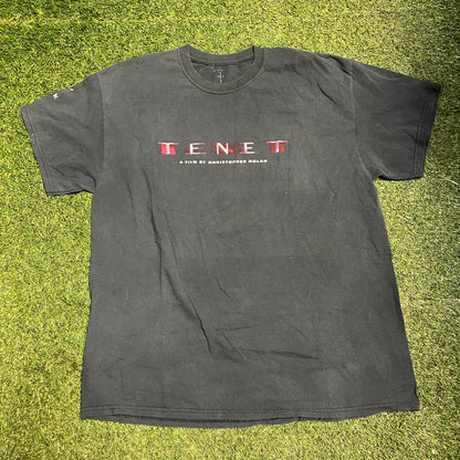 Travis Scott Tenet tee black Size Large NEW x11835