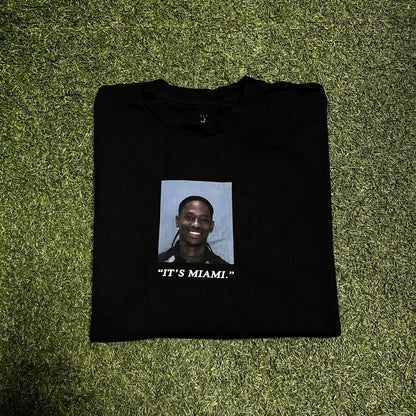 Travis Scott Free The Rage II Tee black Size Large NEW x11839