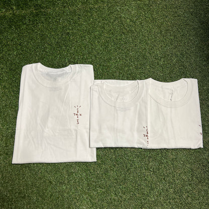 Travis Scott CJ T-Shirt (3 Pack) Size Large NEW x11848