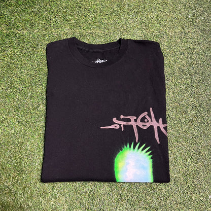 Travis Scott Utopia C5 Black Tee Size Large USED x11814