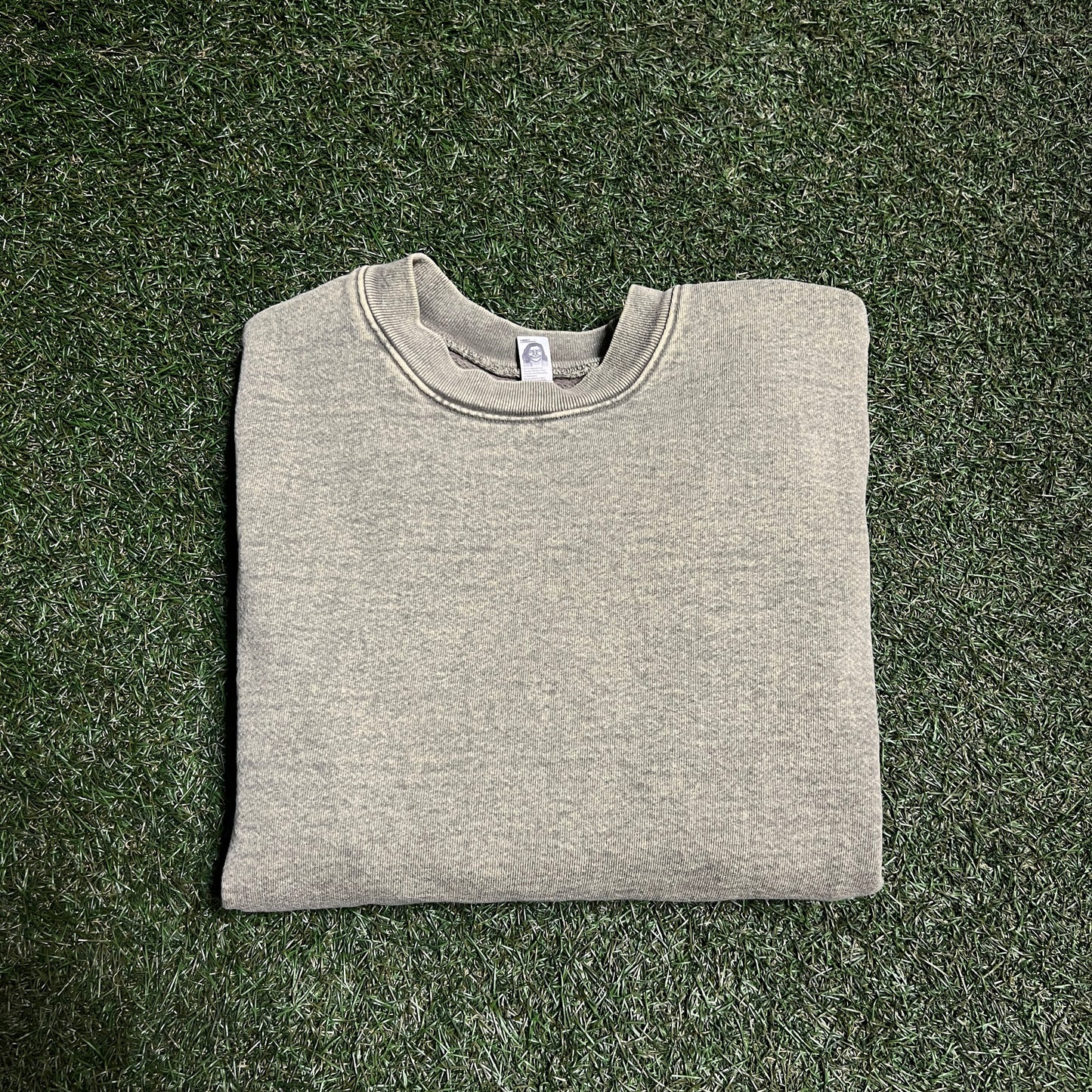 LAA 14oz crewneck green Size Small NEW x11823