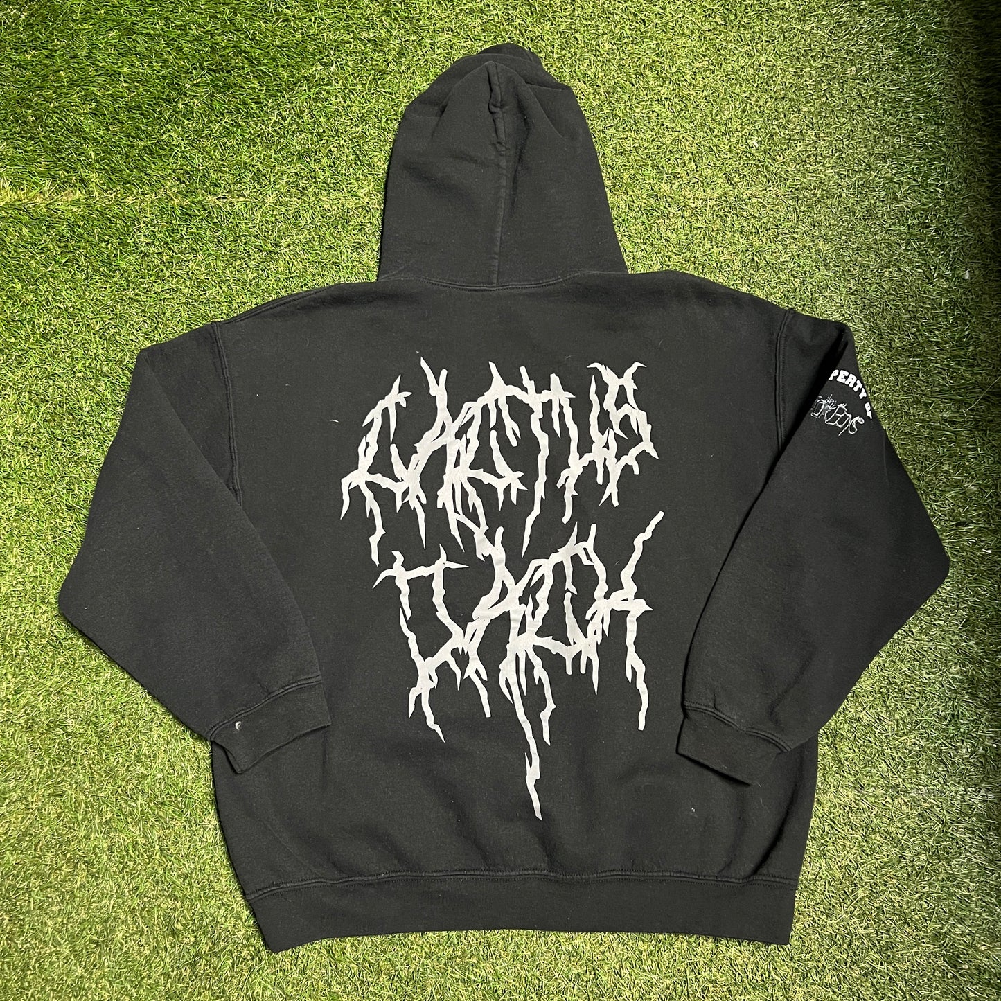 Cactus Jack AktyxArek Records Medium Black Hoodie USED x11811