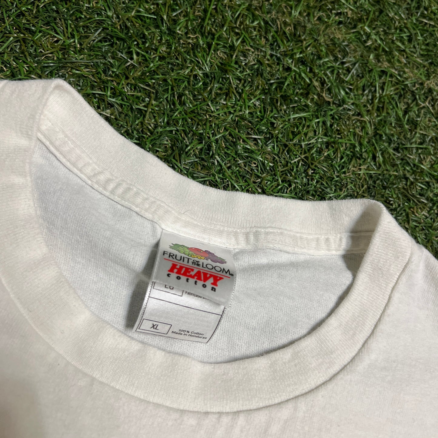 Y2K The Mets Suck White Cropped Tee Size XL USED v15352