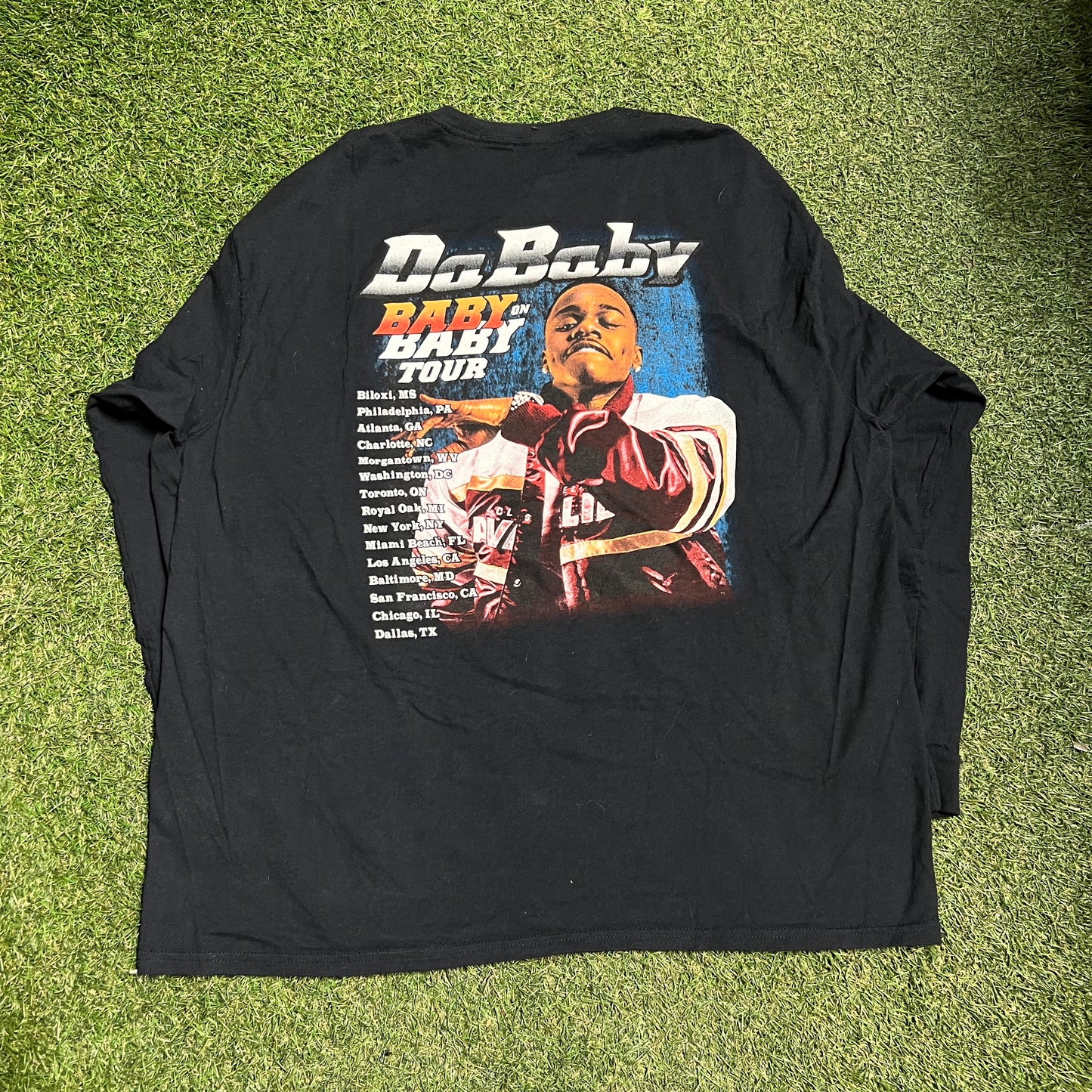 Dababy baby baby tour longsleeve Size XL USED v14299