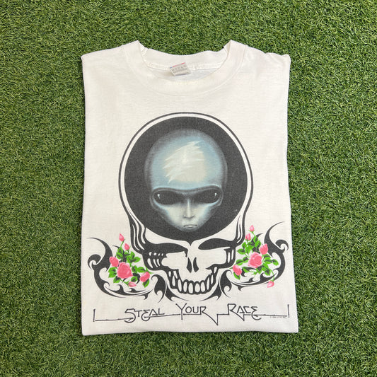 Grateful Dead Alien 1996 Steal Your Race Tee Size Large USED v8778