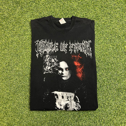 2004 Cradle Of Filth Black Is My Heart Longsleeve Size XL Used v12098