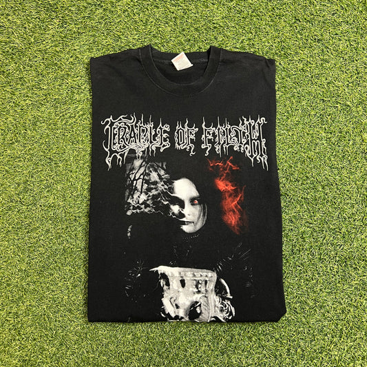 2004 Cradle Of Filth Black Is My Heart Longsleeve Size XL Used v12098