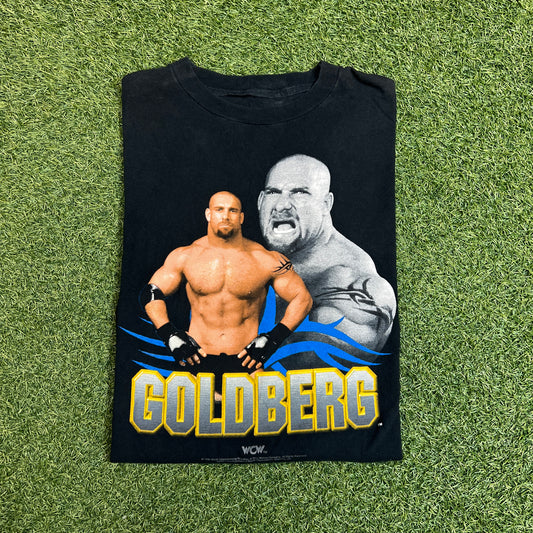 1998 Goldberg Two Poses Tee Black Size XL USED v13037