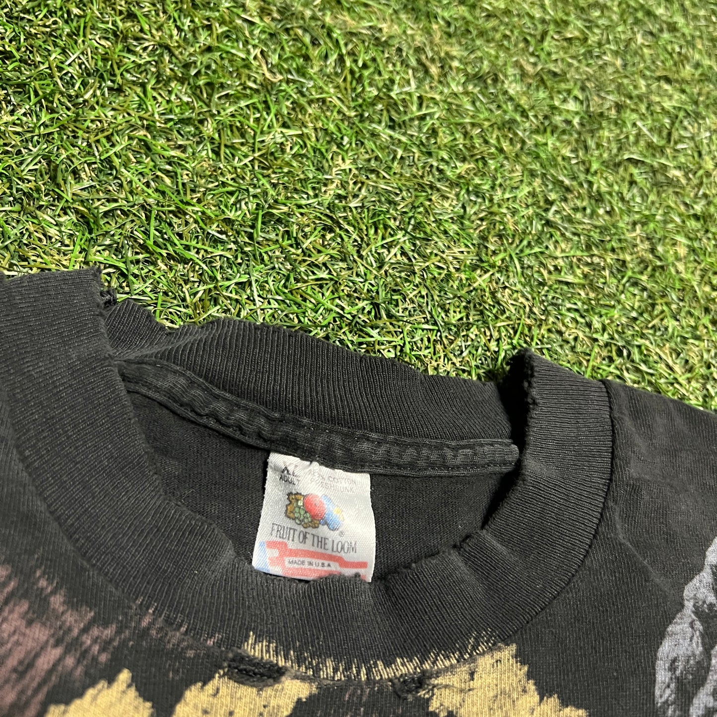 Nature Black AOP Safari Tee Size XL USED v15355