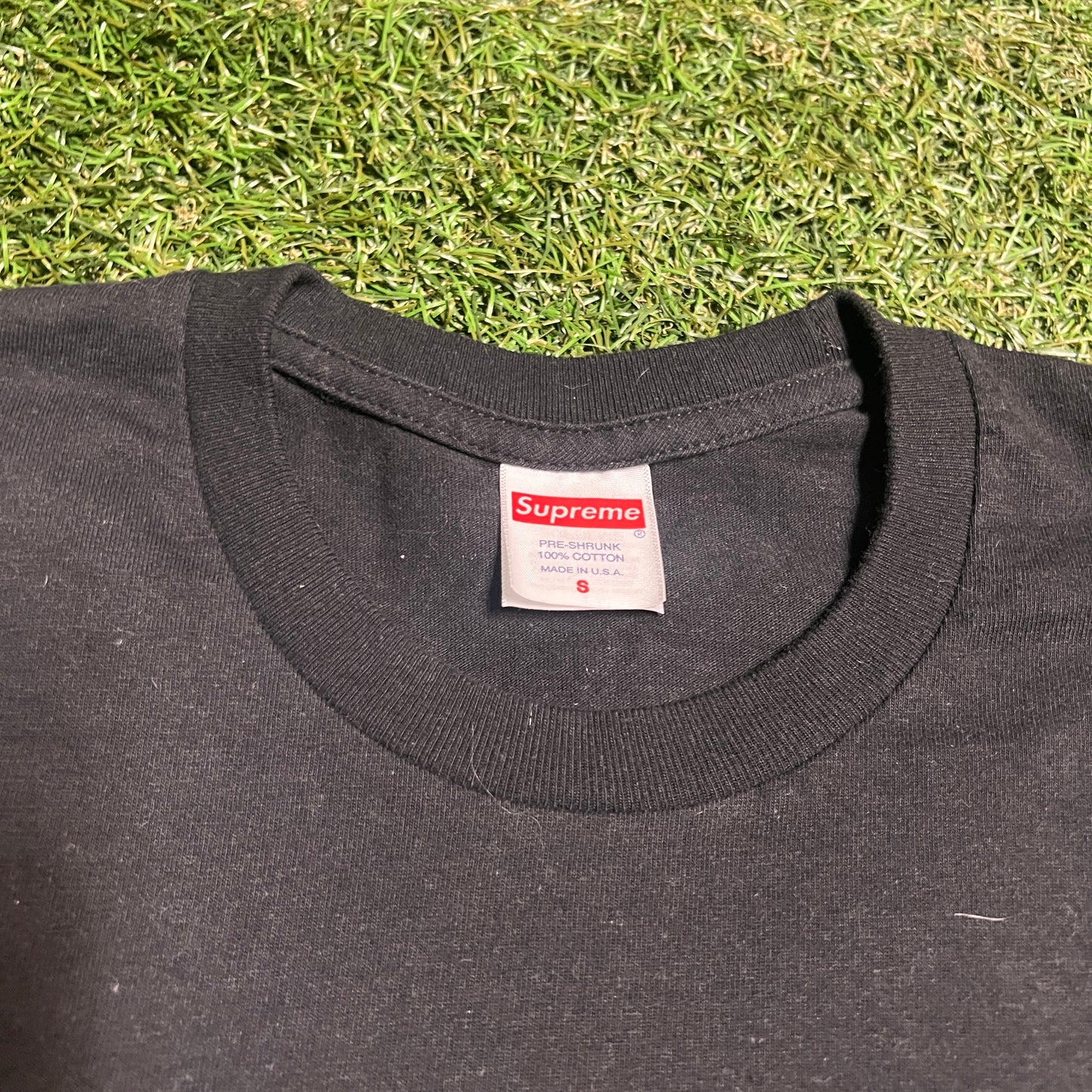 Supreme Arabic Logo Tee Black Size Small Used x11875