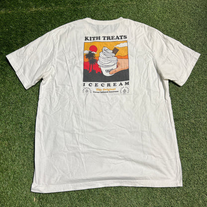 Kith Treats LA Exclusive Tee White Size XL Used X11872