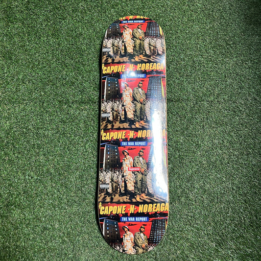 Supreme FW16 The War Report Skateboard Deck Multi NEW x11893