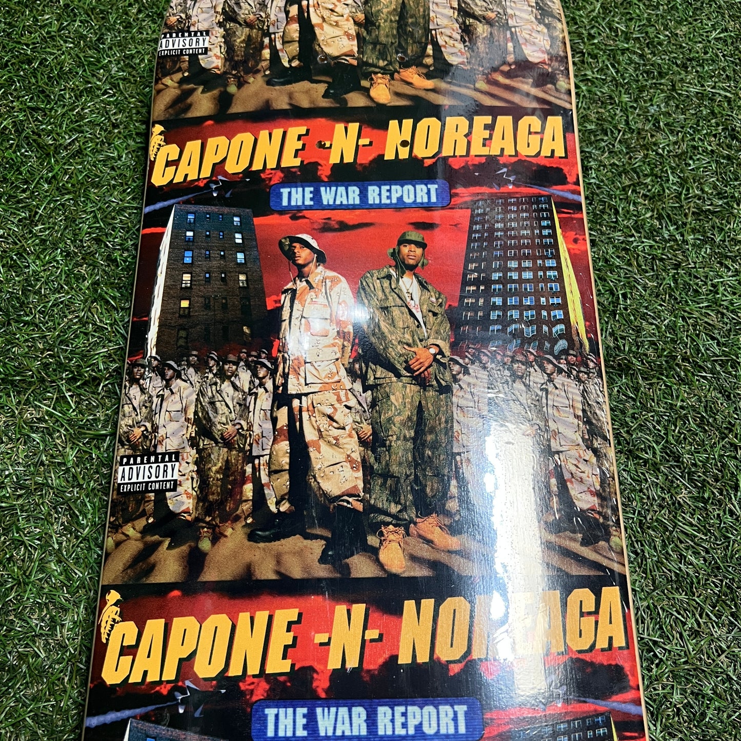 Supreme FW16 The War Report Skateboard Deck Multi NEW x11893