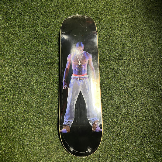 Supreme SS20 Tupac Hologram Skateboard Deck Black NEW x11895