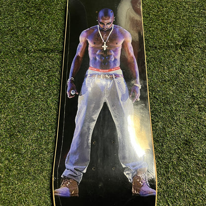 Supreme SS20 Tupac Hologram Skateboard Deck Black NEW x11895