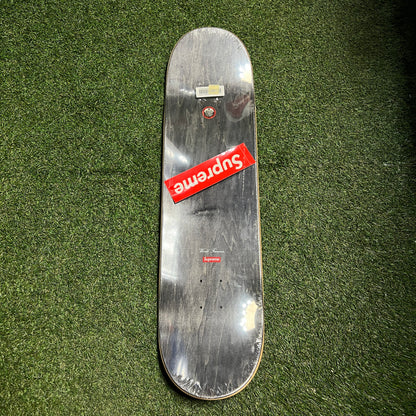 Supreme SS20 Distorted Logo Skateboard Deck Black NEW x11897