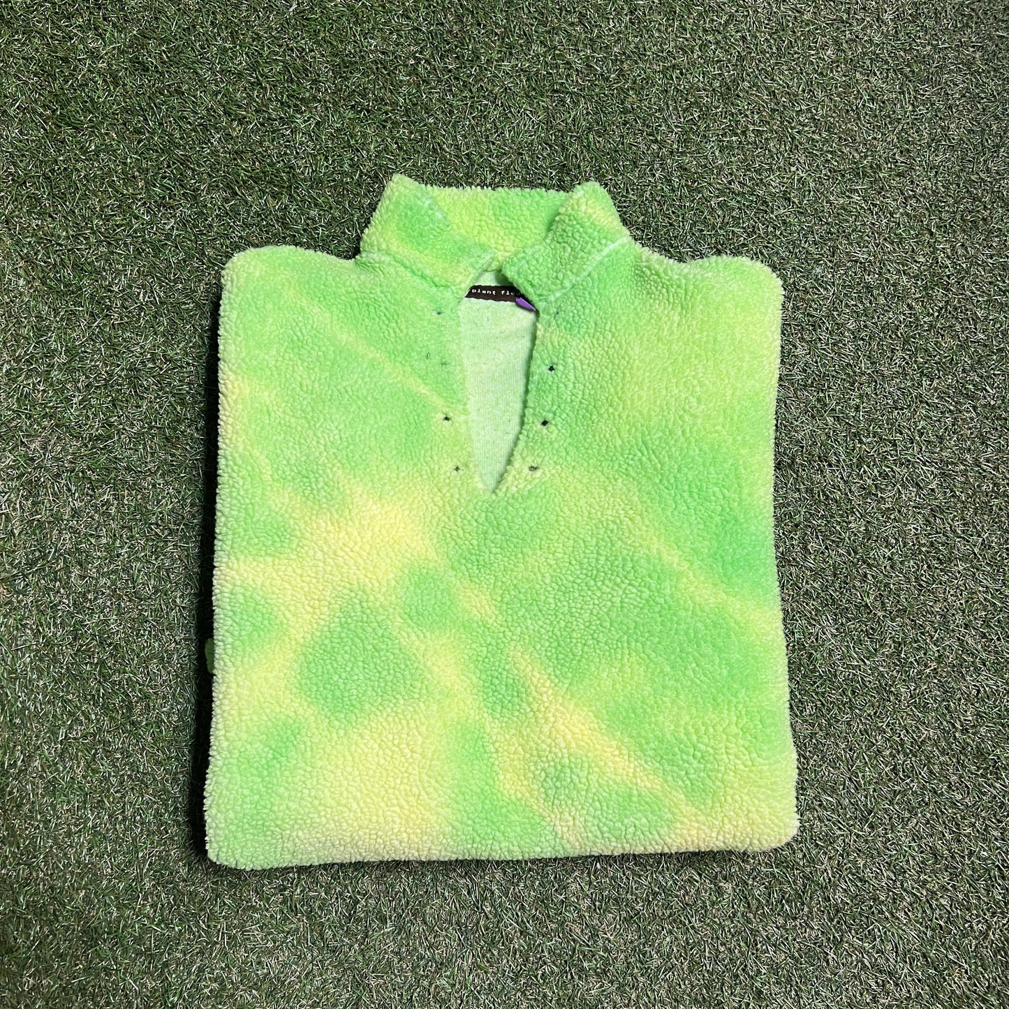 CPFM Purple Lime Pullover Fleece Size 4 (XL) USED x11916