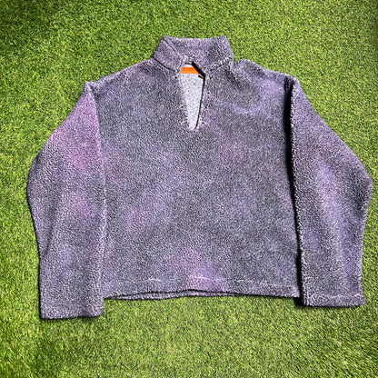 CPFM Purple Grape Cowboy Pullover Fleece Size 4 (XL) USED x11915