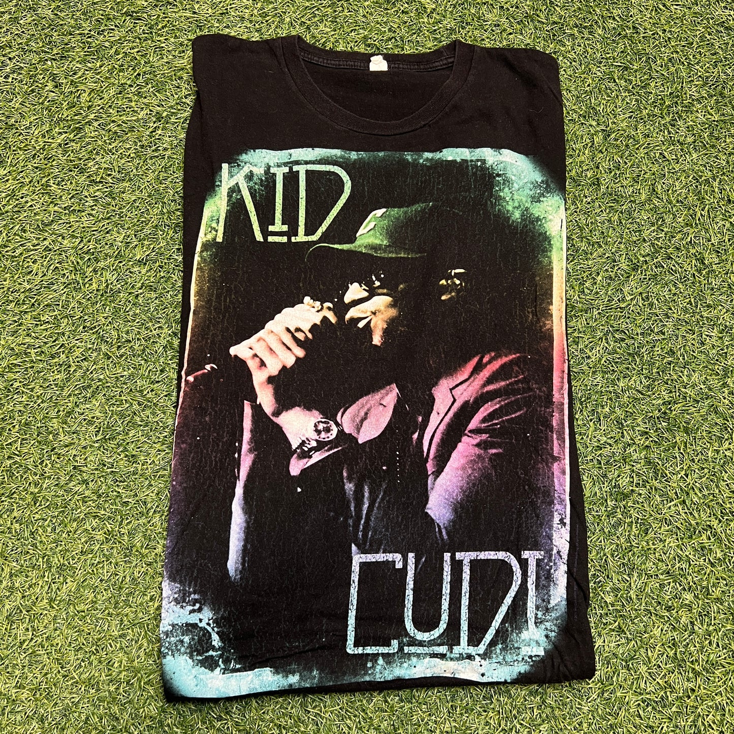 2011 Kid Cudi Cud Life Black Tour Tee Size Medium USED x12446