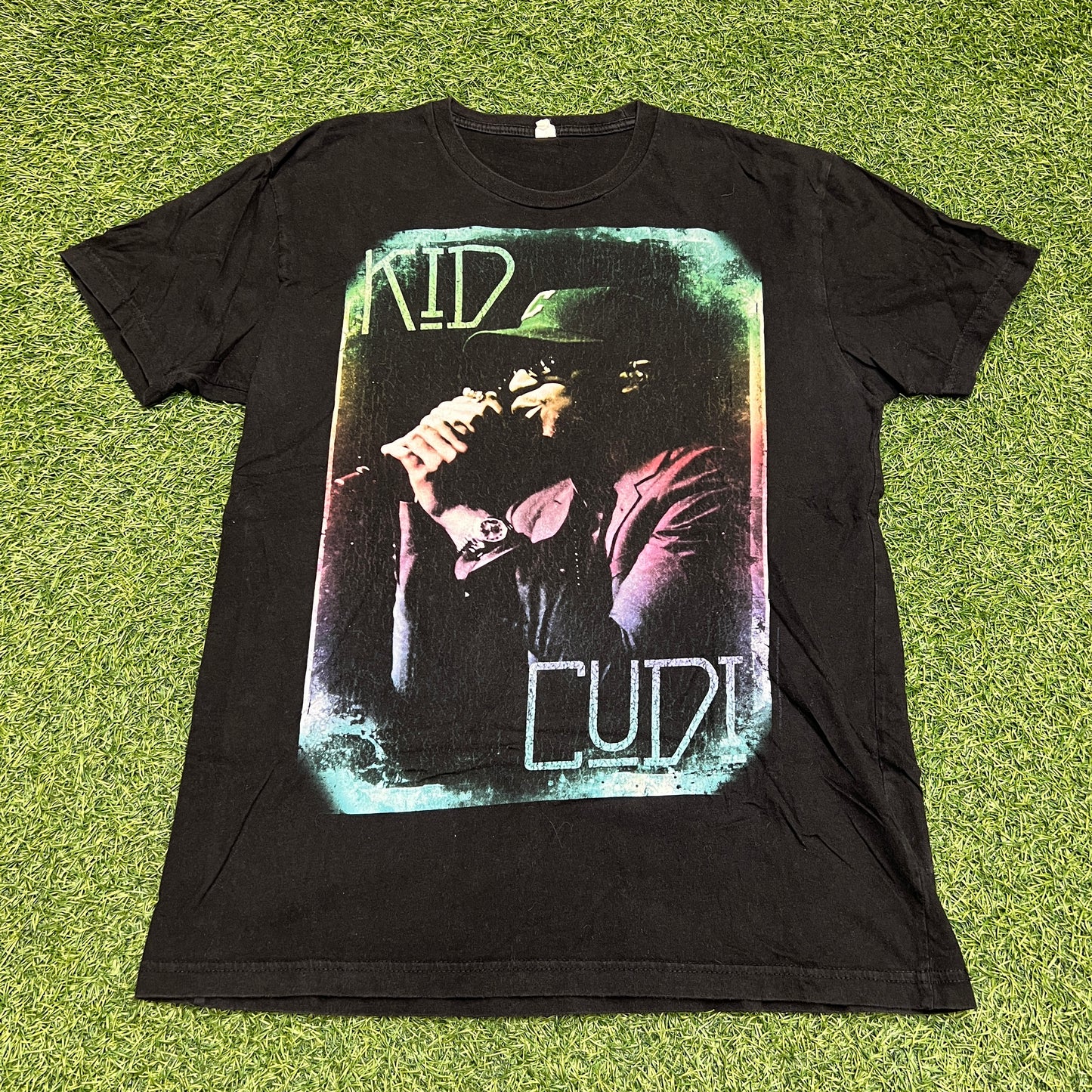 2011 Kid Cudi Cud Life Black Tour Tee Size Medium USED x12446