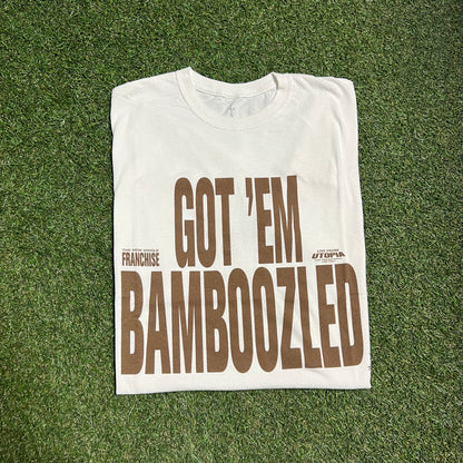 Travis Scott Got Em Bamboozled White Tee Size XXL USED x11923