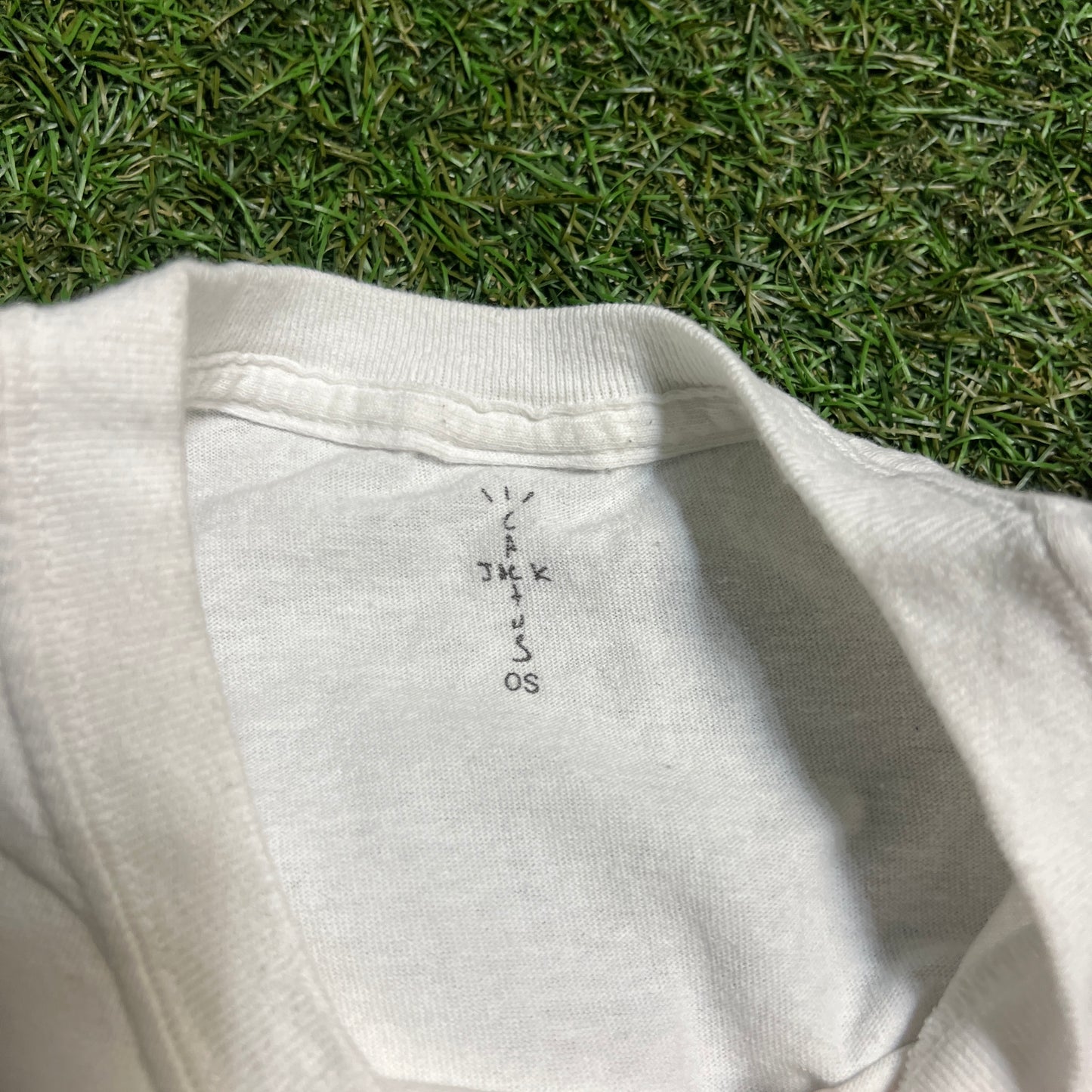 Travis Scott Got Em Bamboozled White Tee Size XXL USED x11923