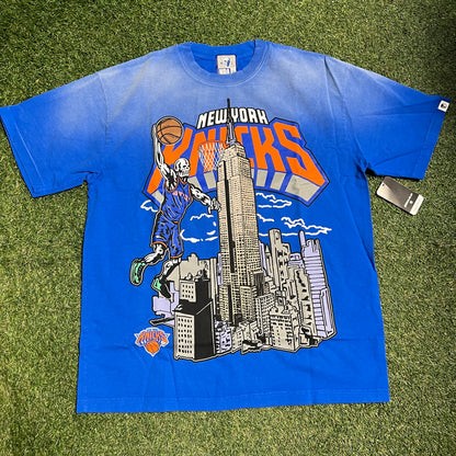 Warren Lotas New York Empire Knicks Blue Tee Size XL NEW x11908