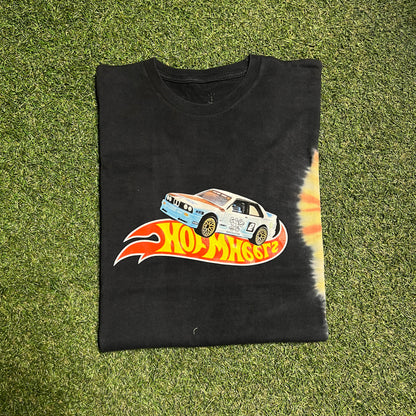 Travis Scott Hot Wheels Black Tie Dye Tee Size Large USED x11925