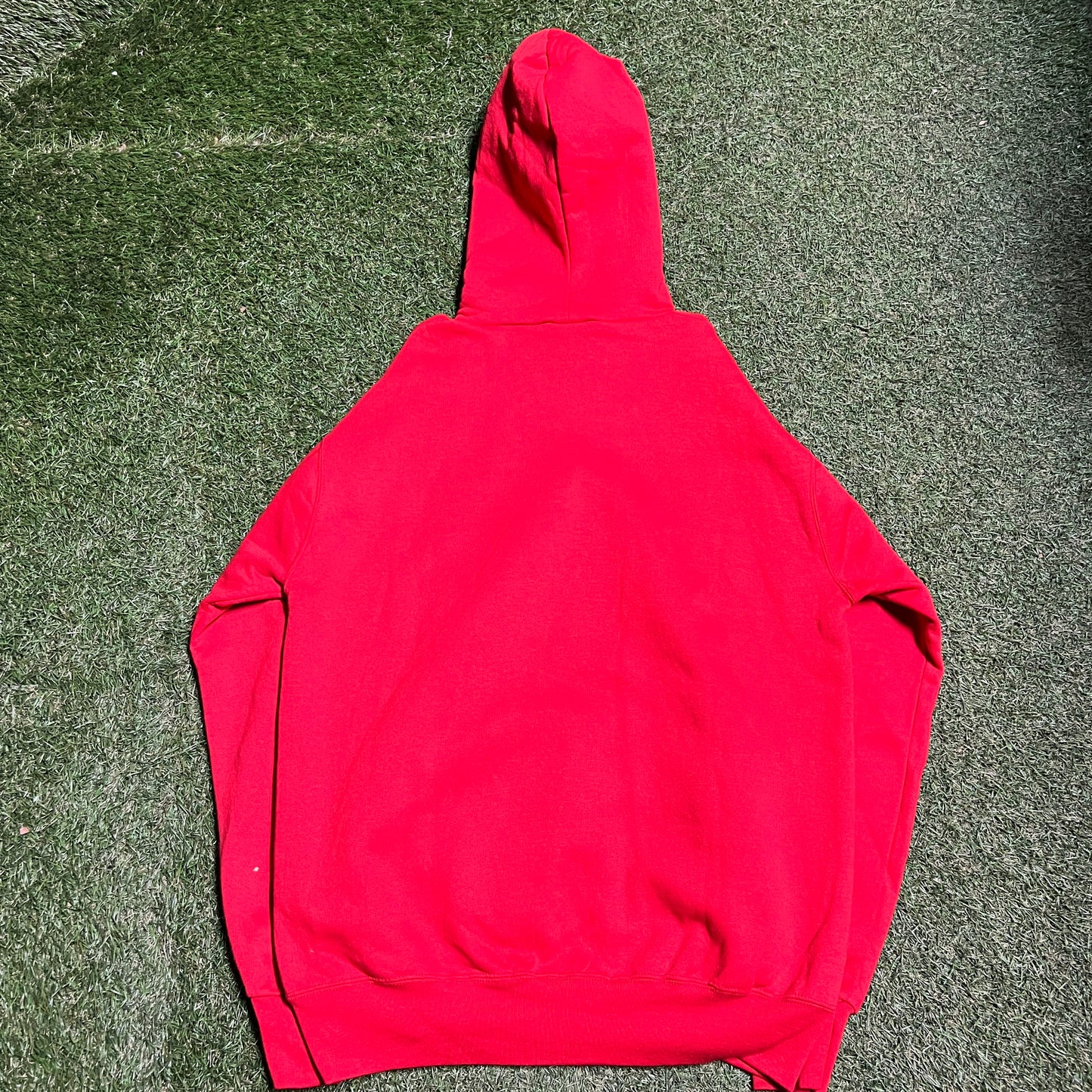 1994 Kansas City Chiefs Middle Logo Red Hoodie Size Large NEW v14340