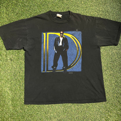 1997 Puffy Daddy Big D Black Tee Size XL USED v15437