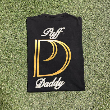 1997 Puffy Daddy Big D Black Tee Size XL USED v15437