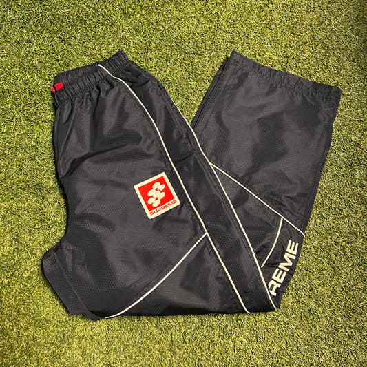 Supreme FW24 Reflective Piping Track Pant Navy Size Small USED x11884