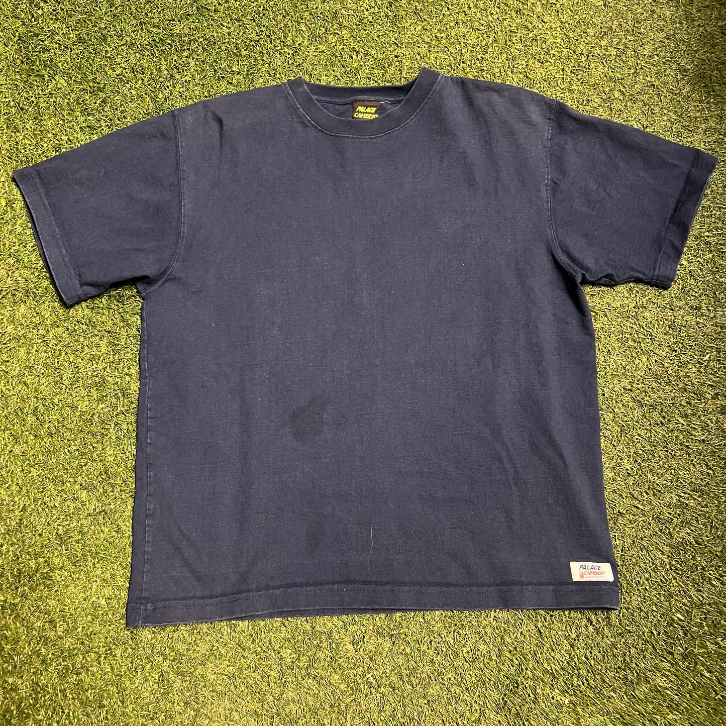 Palace camber made in usa tee blue Size Large USED x11940