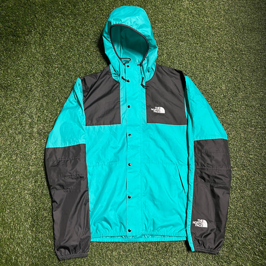 Y2K The North Face Teal Lightweight Windbreaker Size Medium USED v15463