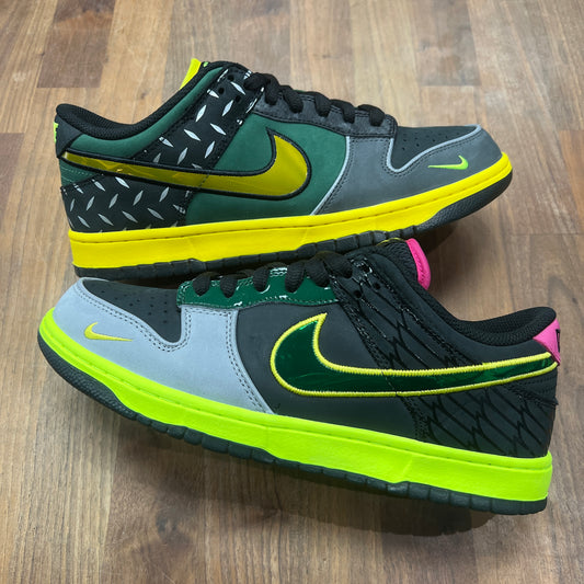 Nike Dunk What The Dunk Home University Oregon Size 10 USED s15159