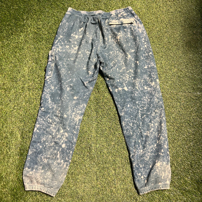 Stone Island Blue Acid Wash Sweatpants Size XL USED x11959